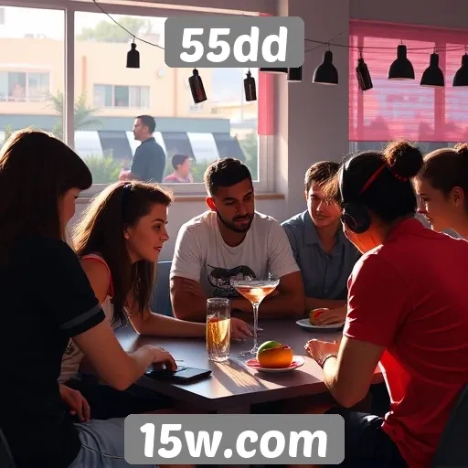 Comunidade do 55dd se destaca em interações sociais